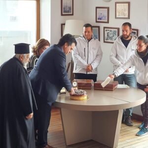 Κοπή Βασιλόπιτας των αθλητών μας στις εγκαταστάσεις του ΝΟΑ στην Άνδρο