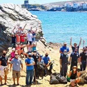 Παράκτιος και Υποβρύχιος Εθελοντικός Καθαρισμός στην Άνδρο